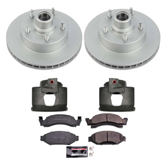 PowerStop® - Z23 Evolution Sport Plain Front Brake Kit with Calipers