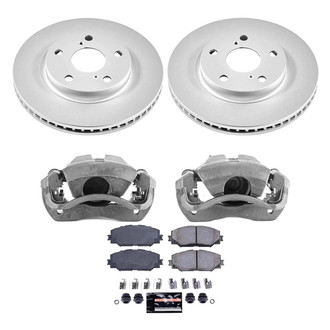 PowerStop® - Z23 Evolution Sport Plain Front Brake Kit with Calipers