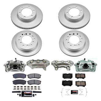 PowerStop® - Z23 Evolution Sport Plain Front and Rear Brake Kit with Calipers