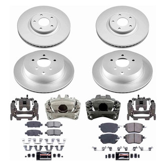 PowerStop® - Z23 Evolution Sport Plain Front and Rear Brake Kit with Calipers