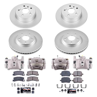 PowerStop® - Z23 Evolution Sport Plain Front and Rear Brake Kit with Calipers