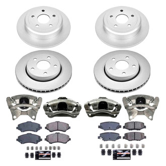 PowerStop® - Z23 Evolution Sport Plain Front and Rear Brake Kit with Calipers