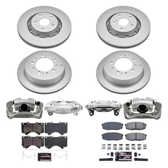 PowerStop® - Z23 Evolution Sport Plain Front and Rear Brake Kit with Calipers