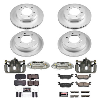 PowerStop® - Z23 Evolution Sport Plain Front and Rear Brake Kit with Calipers