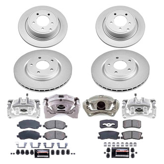 PowerStop® - Z23 Evolution Sport Plain Front and Rear Brake Kit with Calipers