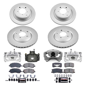 PowerStop® - Z23 Evolution Sport Plain Front and Rear Brake Kit with Calipers