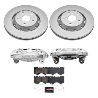 PowerStop® - Z23 Evolution Sport Plain Front Brake Kit with Calipers