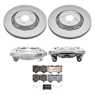 PowerStop® - Z36 Extreme Plain Front Brake Kit with Calipers