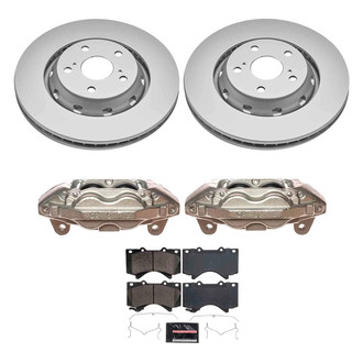 PowerStop® - Z23 Evolution Sport Plain Front Brake Kit with Calipers
