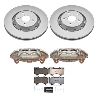 PowerStop® - Z36 Extreme Plain Front Brake Kit with Calipers