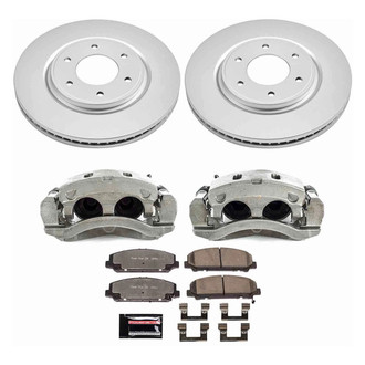 PowerStop® - Z36 Extreme Plain Front Brake Kit with Calipers