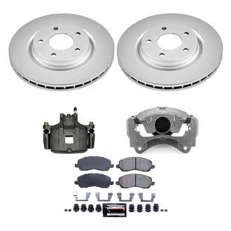 PowerStop® - Z23 Evolution Sport Plain Front Brake Kit with Calipers