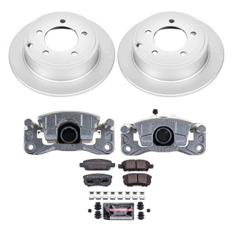 PowerStop® - Z23 Evolution Sport Plain Rear Brake Kit with Calipers