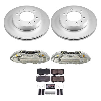 PowerStop® - Z23 Evolution Sport Plain Front Brake Kit with Calipers