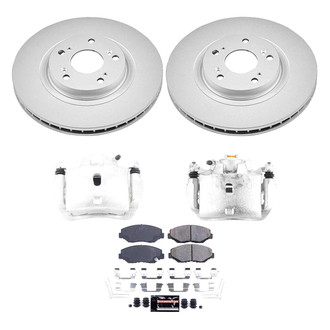PowerStop® - Z23 Evolution Sport Plain Front Brake Kit with Calipers