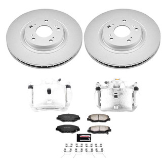 PowerStop® - Z36 Extreme Plain Front Brake Kit with Calipers