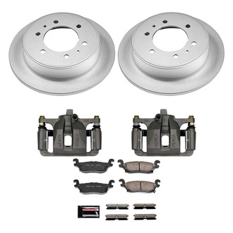 PowerStop® - Z23 Evolution Sport Plain Rear Brake Kit with Calipers
