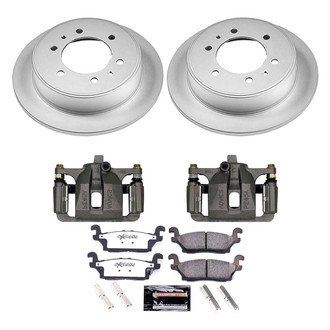 PowerStop® - Z36 Extreme Plain Rear Brake Kit with Calipers