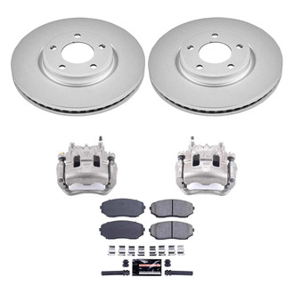 PowerStop® - Z23 Evolution Sport Plain Front Brake Kit with Calipers