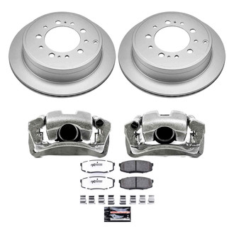 PowerStop® - Z36 Extreme Plain Rear Brake Kit with Calipers