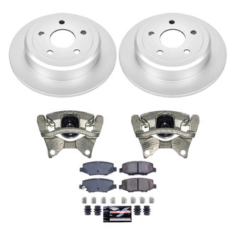 PowerStop® - Z23 Evolution Sport Plain Rear Brake Kit with Calipers