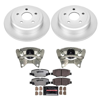 PowerStop® - Z36 Extreme Plain Rear Brake Kit with Calipers