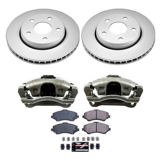 PowerStop® - Z23 Evolution Sport Plain Front Brake Kit with Calipers