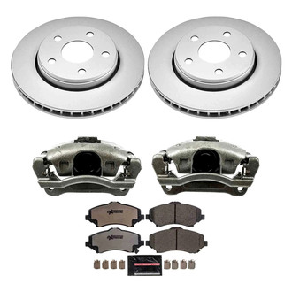 PowerStop® - Z36 Extreme Plain Front Brake Kit with Calipers