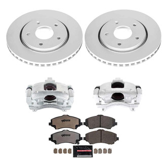 PowerStop® - Z36 Extreme Plain Front Brake Kit with Calipers