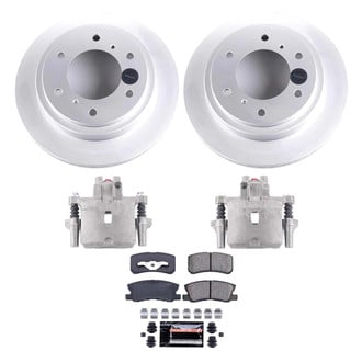 PowerStop® - Z23 Evolution Sport Plain Rear Brake Kit with Calipers