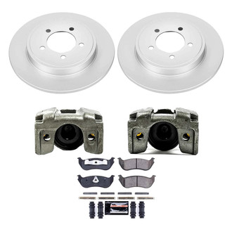 PowerStop® - Z23 Evolution Sport Plain Rear Brake Kit with Calipers
