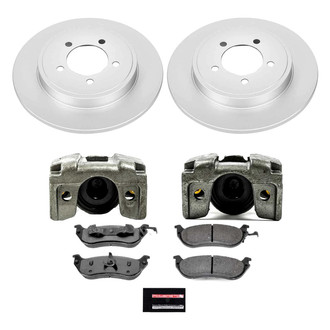 PowerStop® - Z36 Extreme Plain Rear Brake Kit with Calipers