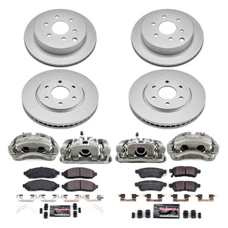 PowerStop® - Z23 Evolution Sport Plain Front and Rear Brake Kit with Calipers