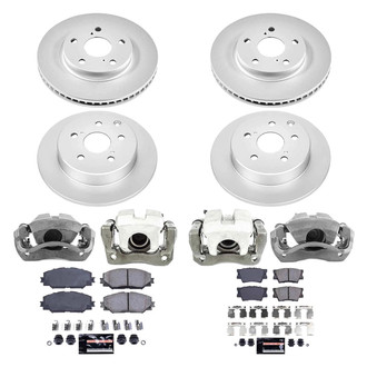 PowerStop® - Z23 Evolution Sport Plain Front and Rear Brake Kit with Calipers