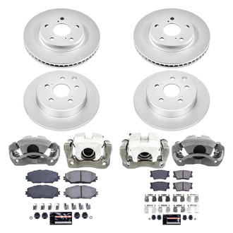 PowerStop® - Z23 Evolution Sport Plain Front and Rear Brake Kit with Calipers