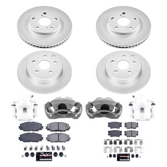 PowerStop® - Z23 Evolution Sport Plain Front and Rear Brake Kit with Calipers