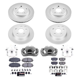 PowerStop® - Z23 Evolution Sport Plain Front and Rear Brake Kit with Calipers