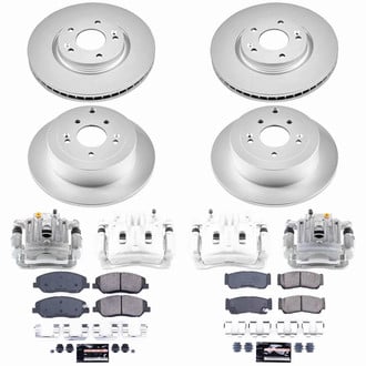 PowerStop® - Z23 Evolution Sport Plain Front and Rear Brake Kit with Calipers
