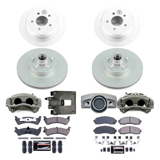 PowerStop® - Z23 Evolution Sport Plain Front and Rear Brake Kit with Calipers