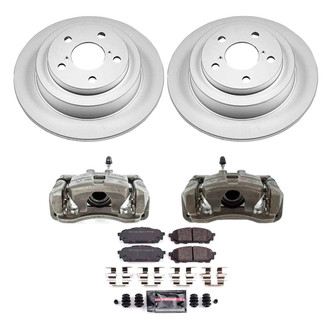 PowerStop® - Z23 Evolution Sport Plain Rear Brake Kit with Calipers