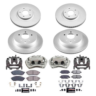 PowerStop® - Z23 Evolution Sport Plain Front and Rear Brake Kit with Calipers