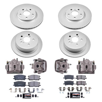 PowerStop® - Z23 Evolution Sport Plain Front and Rear Brake Kit with Calipers