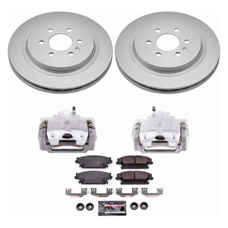 PowerStop® - Z23 Evolution Sport Plain Rear Brake Kit with Calipers