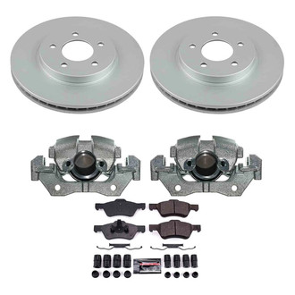 PowerStop® - Z23 Evolution Sport Plain Front Brake Kit with Calipers