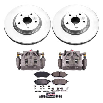PowerStop® - Z23 Evolution Sport Plain Front Brake Kit with Calipers