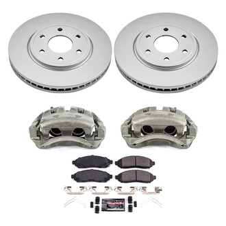 PowerStop® - Z23 Evolution Sport Plain Front Brake Kit with Calipers