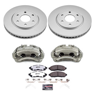 PowerStop® - Z36 Extreme Plain Front Brake Kit with Calipers