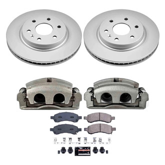 PowerStop® - Z23 Evolution Sport Plain Front Brake Kit with Calipers