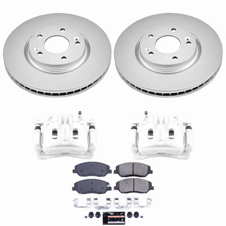 PowerStop® - Z23 Evolution Sport Plain Front Brake Kit with Calipers