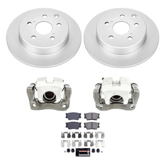 PowerStop® - Z23 Evolution Sport Plain Rear Brake Kit with Calipers